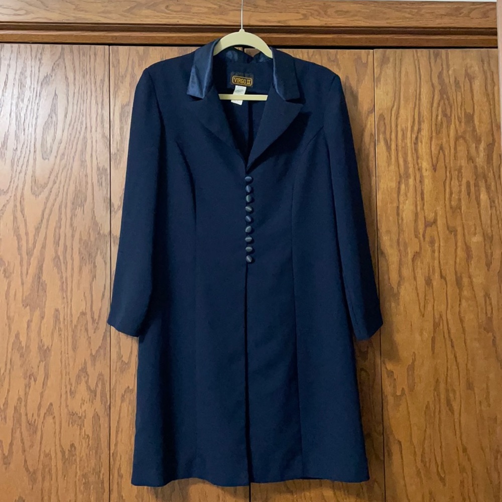 Elegant long blazer jacket